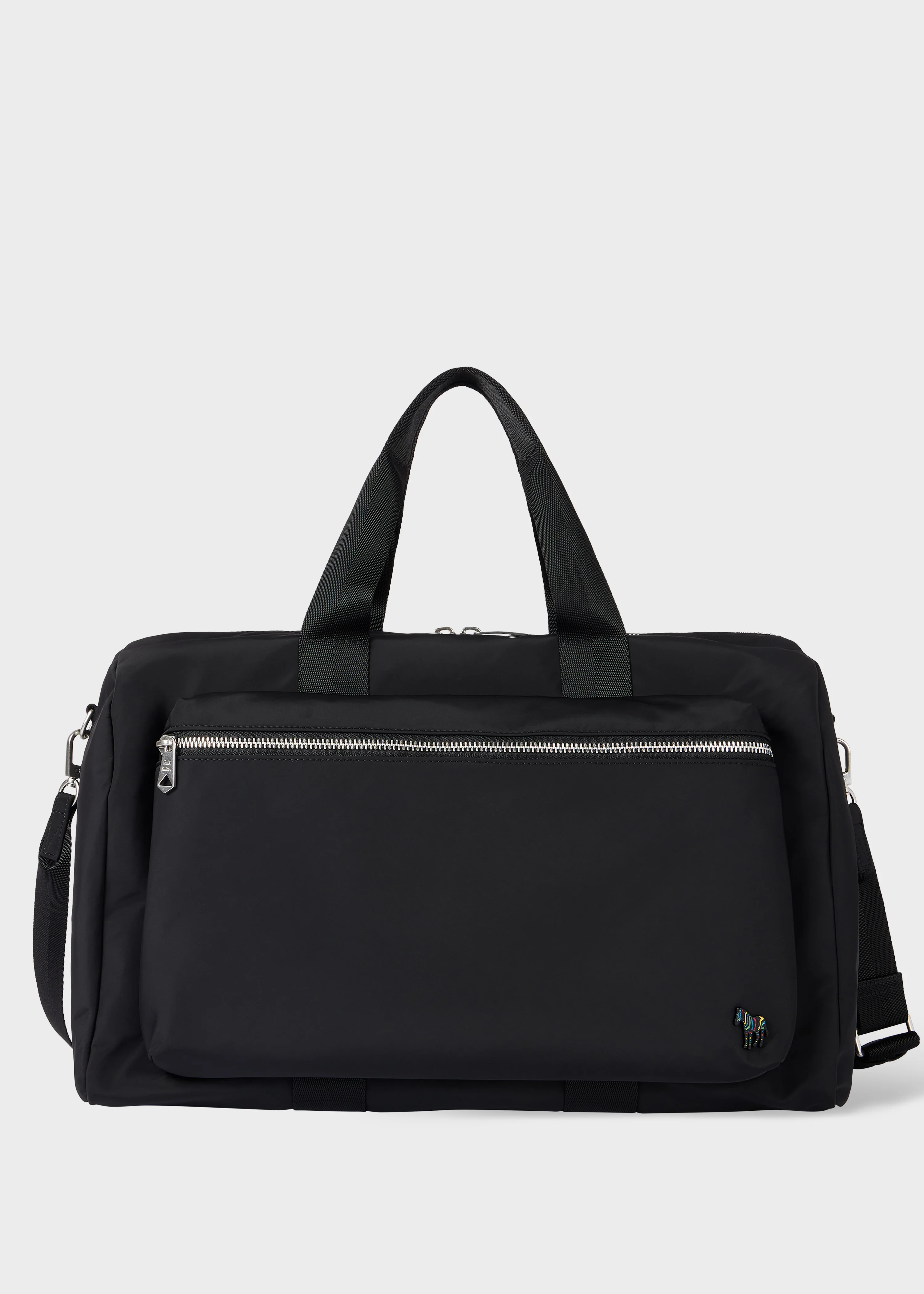 Black Recycled Polyester 'Zebra' Holdall - 1