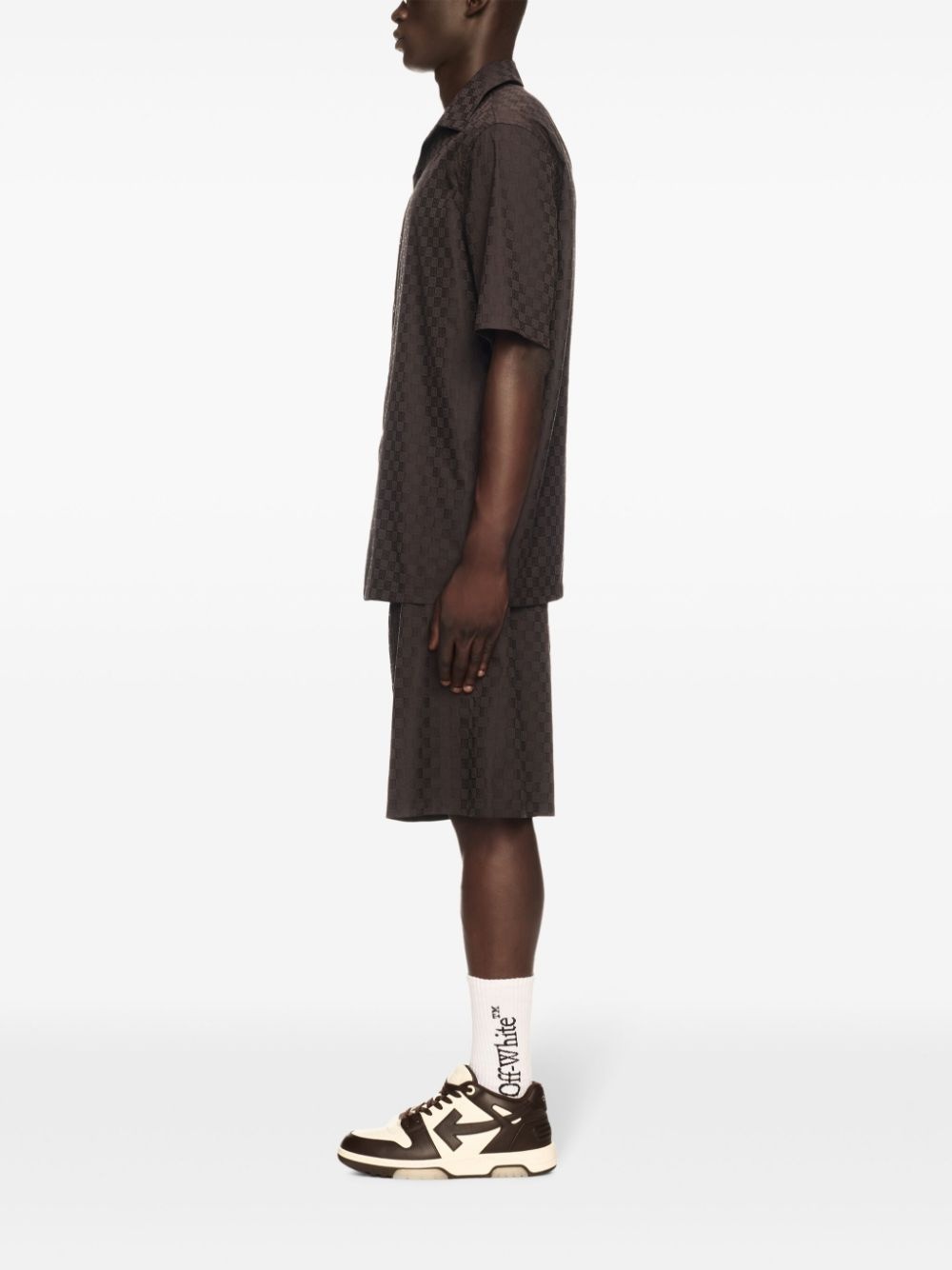 Damier shorts - 3