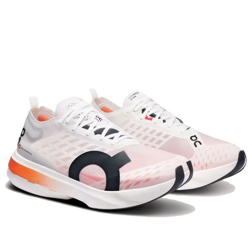 (WMNS) On Running Cloudboom Strike 'White Black Orange' 3WE30470462 - 3