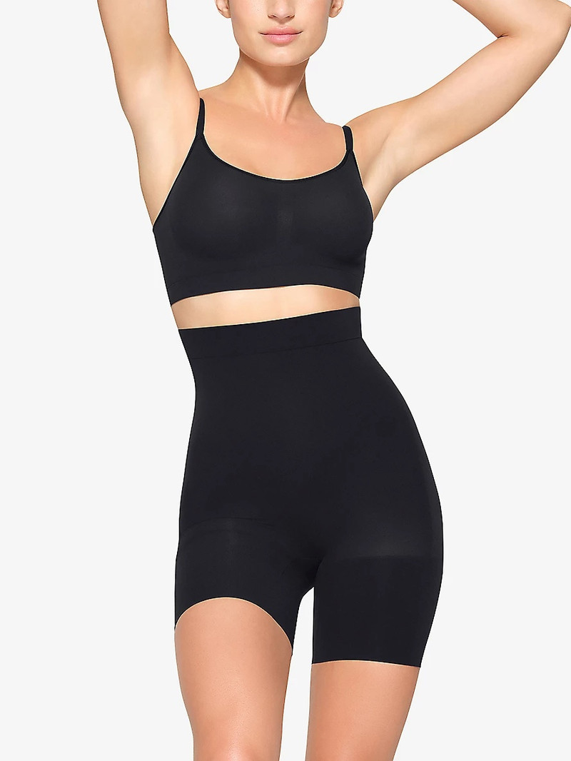 SKIMS Everyday Sculpt high-rise stretch-woven shorts outlook
