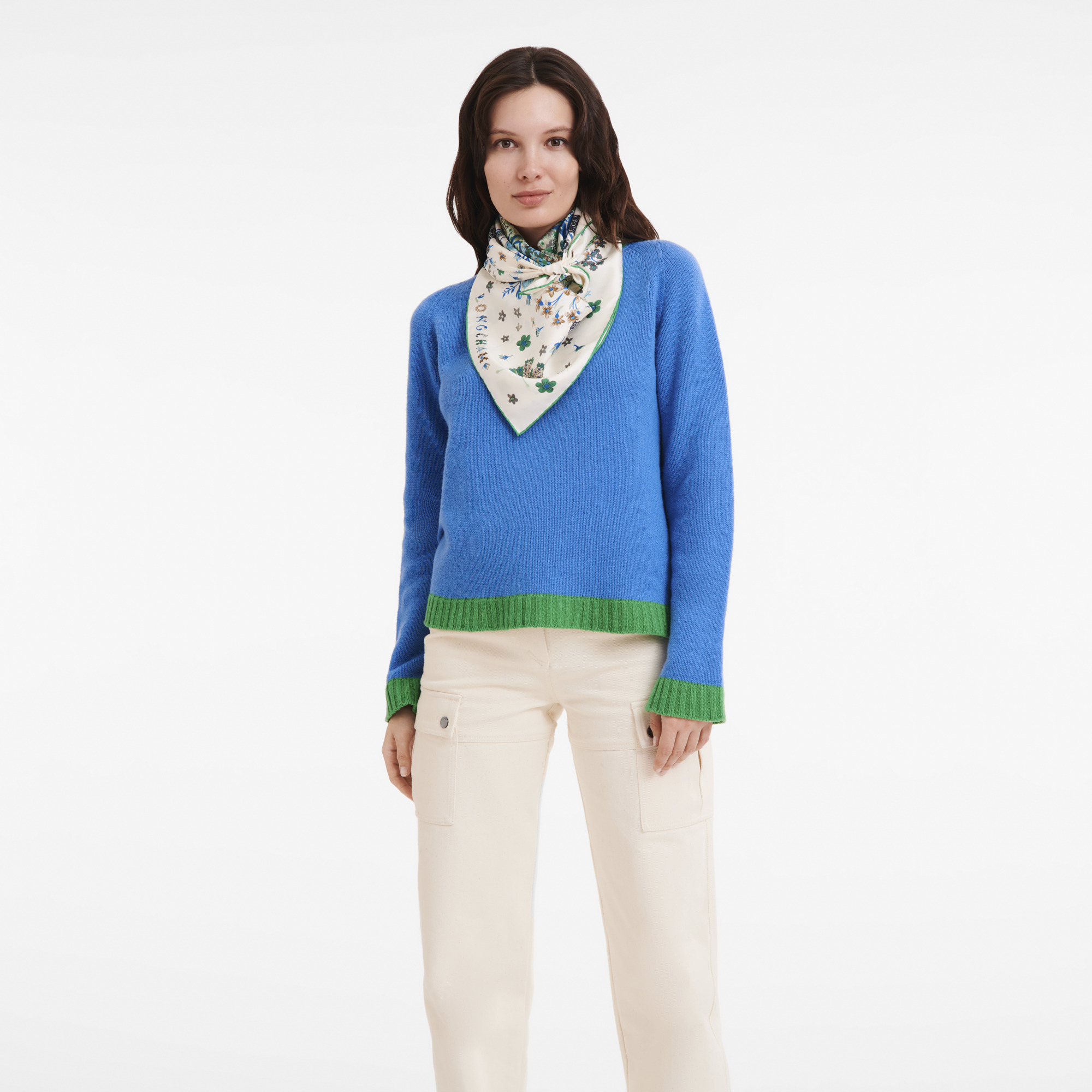 Collier de fleurs Silk scarf 90 Lawn - Silk - 2