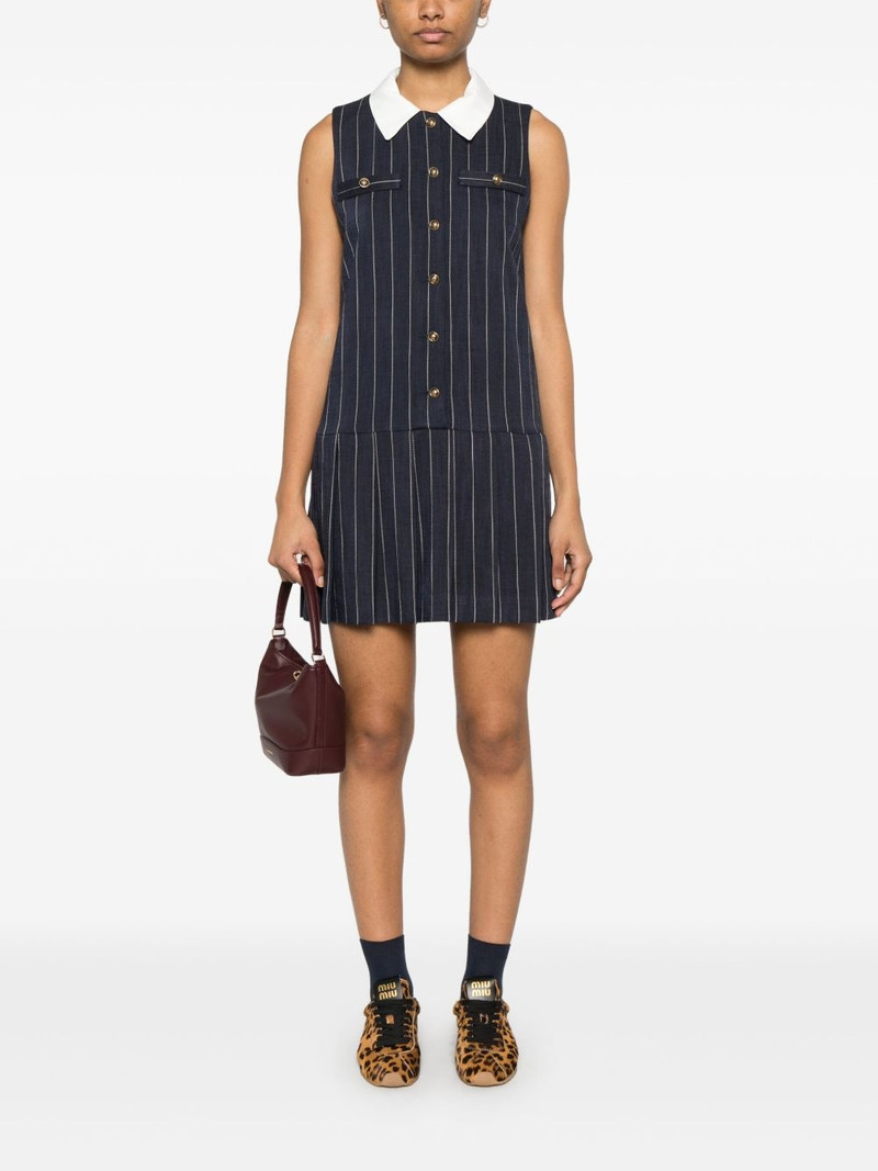 Sandro striped mini dress outlook