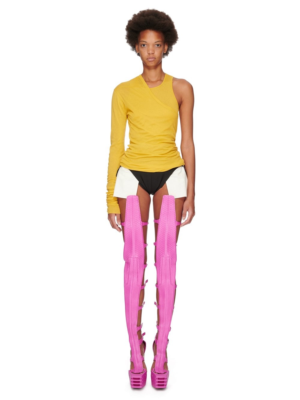 Owens トップス SS23 tank Rick Ziggy EDFU banana Owens トップス SS23 tank Rick Ziggy EDFU banana