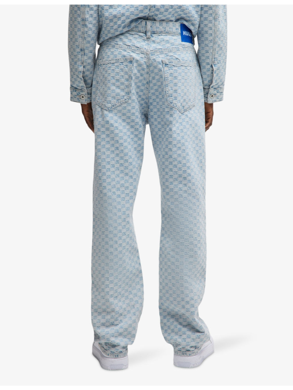 Graphic-print relaxed-fit denim jeans - 4