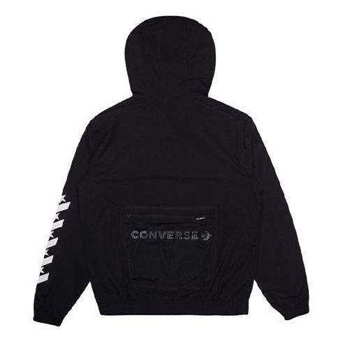 Converse Star Chevron Windproof Jacket 'Black' 10017080-A03 - 2