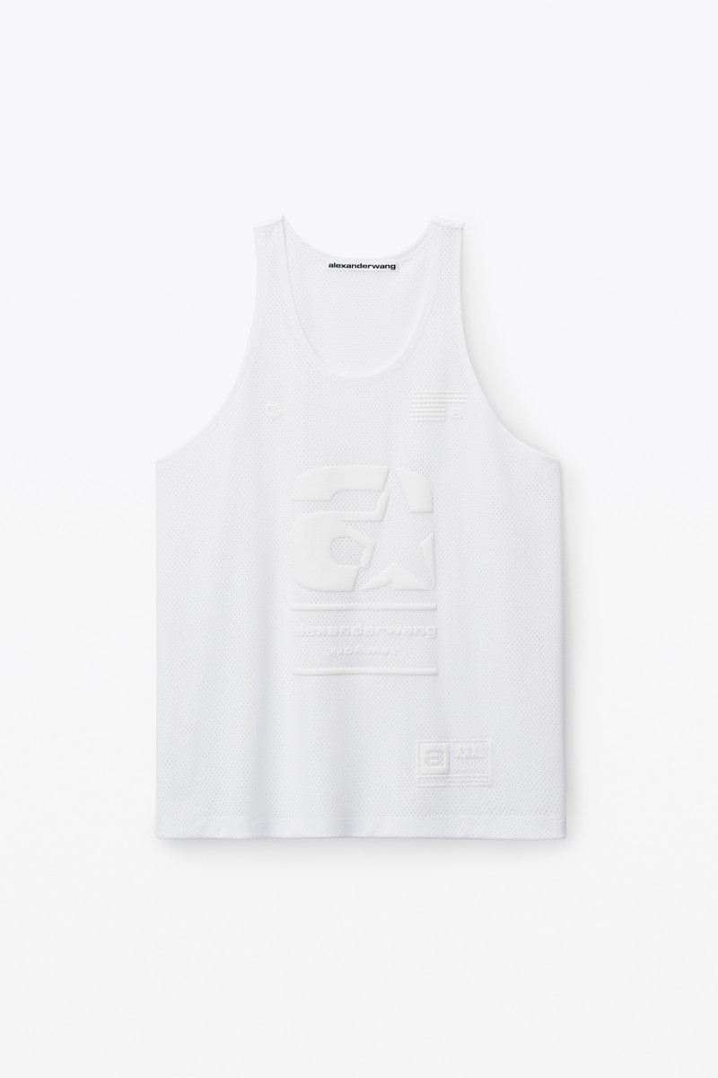 STAR TANK IN ATHLETIC MESH 1