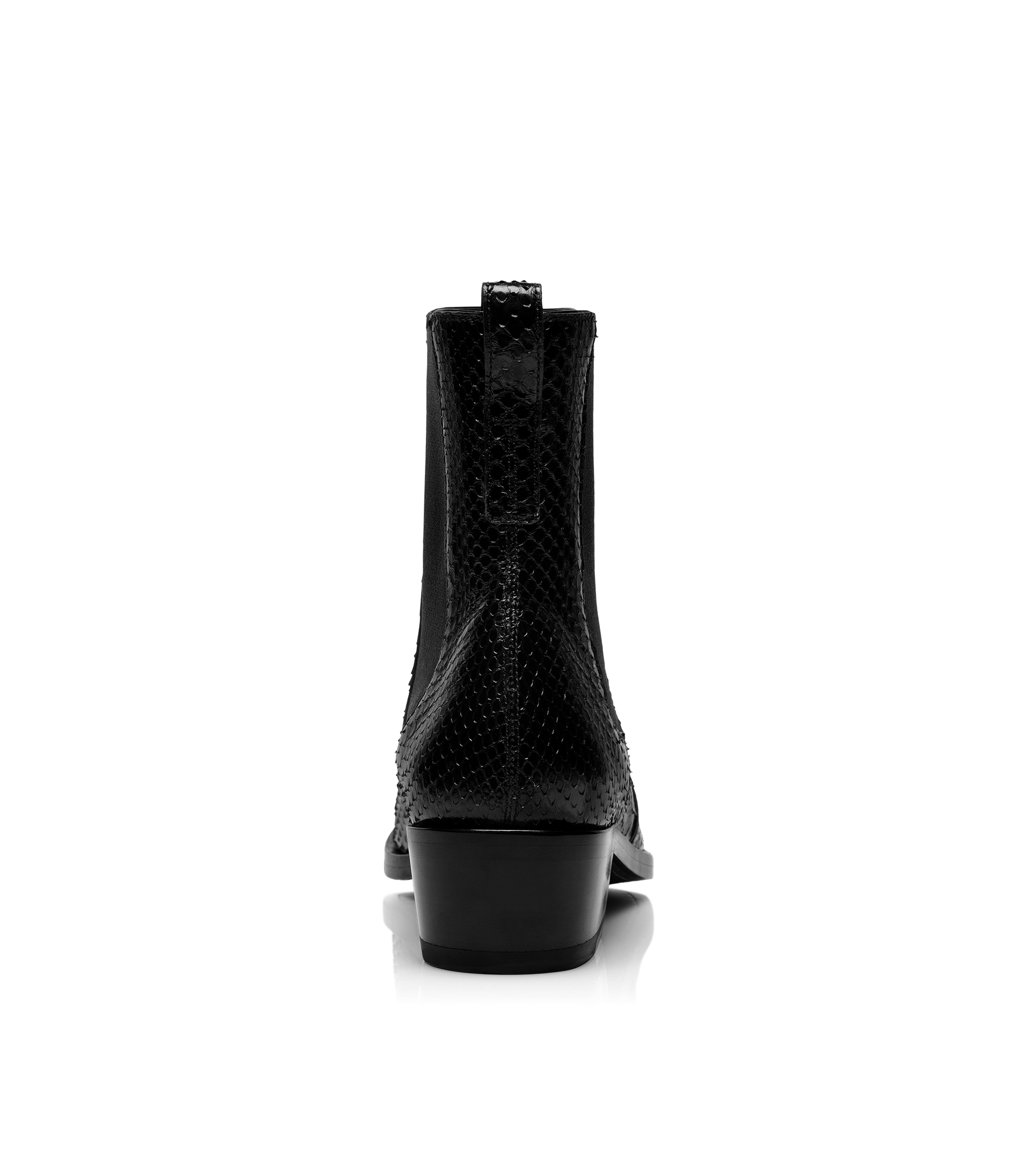 MATTE PRINTED PYTHON CHELSEA BOOT - 5
