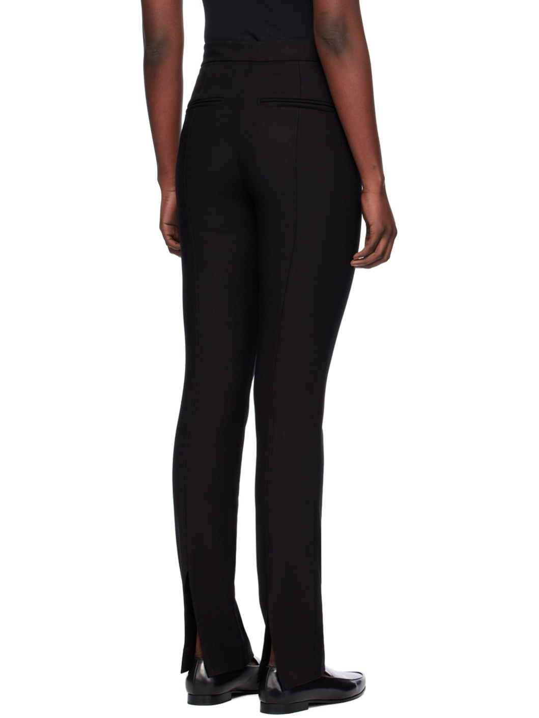 Black Slim Trousers - 3