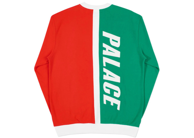 PALACE Palace Gtx Splitter Crew Green/White/Red outlook