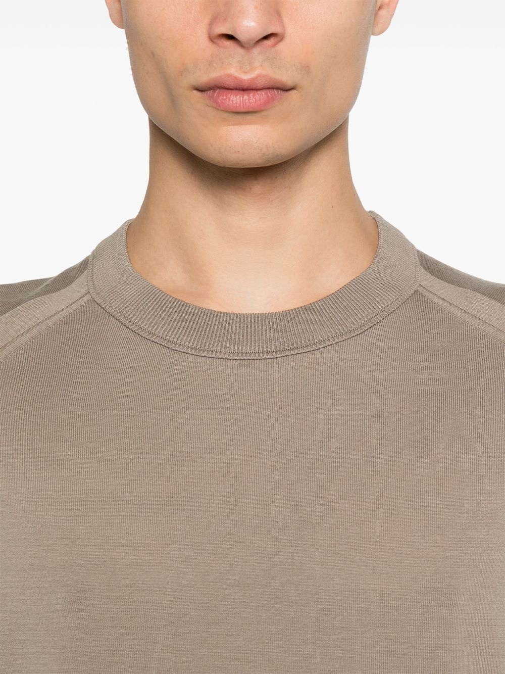 fine-ribbed T-shirt - 4