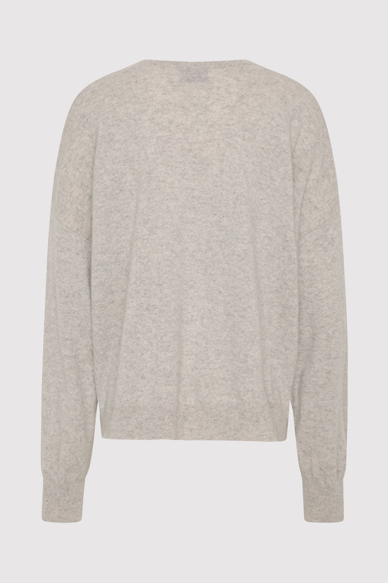 Cashmere Sweater - Grey Marle - 6