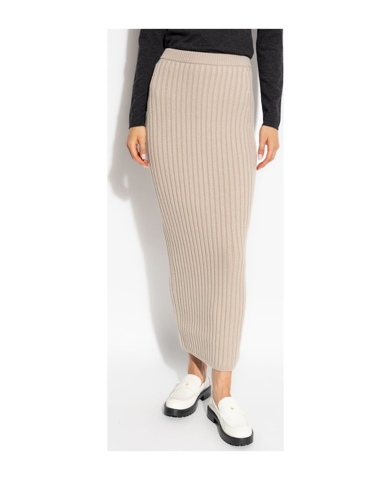 Seta High Waist Ribbed-knit Skirt Max Mara - 2