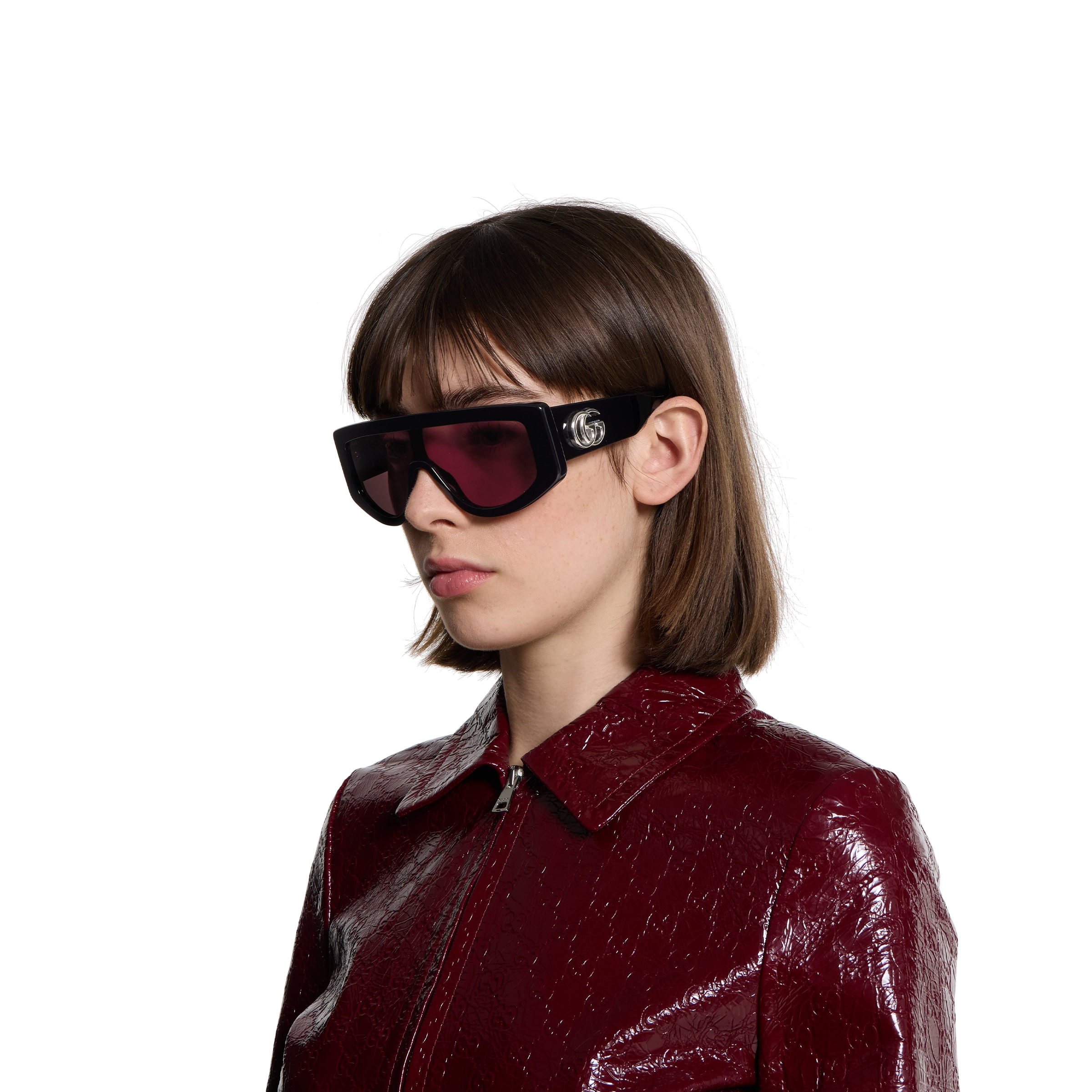 Rectangular frame sunglasses - 4