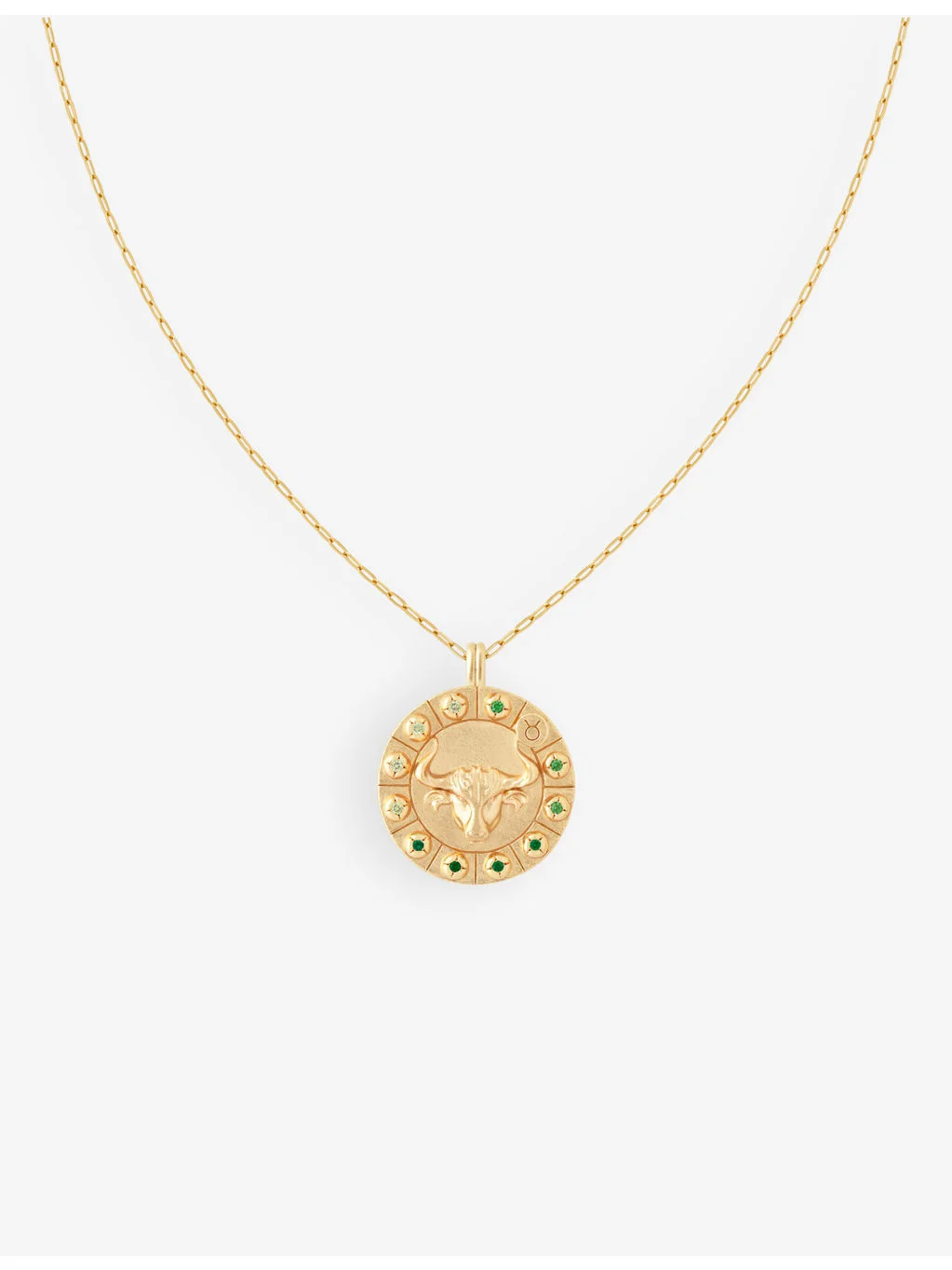 Taurus Bold Zodiac plated 925 sterling-silver necklace - 1