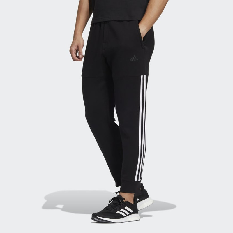 adidas adidas Future Icons 3-Stripes Knit Pants 'Black' HE7445 outlook