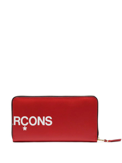 Comme Des Garçons logo printed wallet outlook
