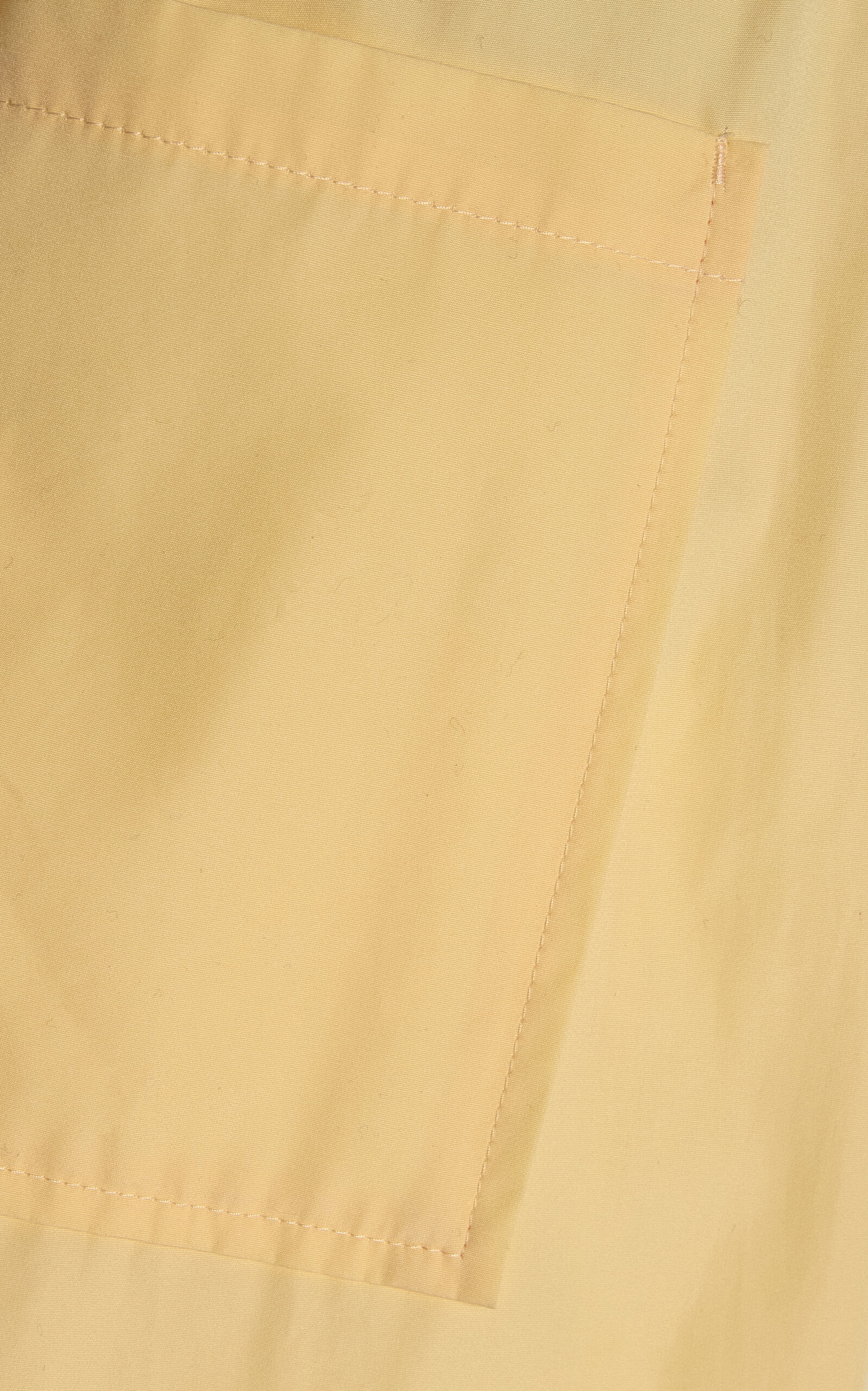Twisted Seam Cotton Wide-Leg Pants yellow - 5