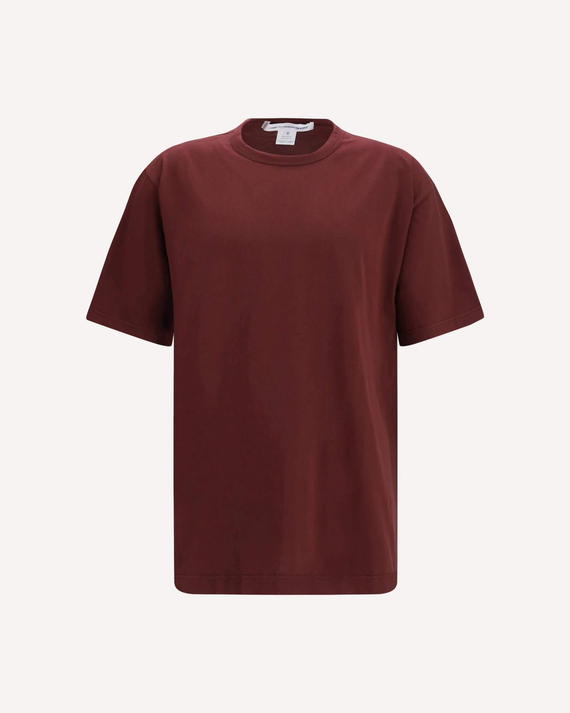 Short-sleeved cotton crewneck T-shirt - 1