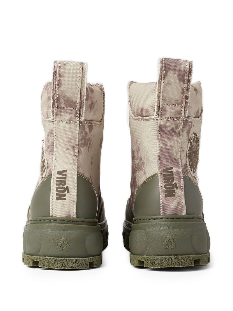 camouflage logo-print boots 3
