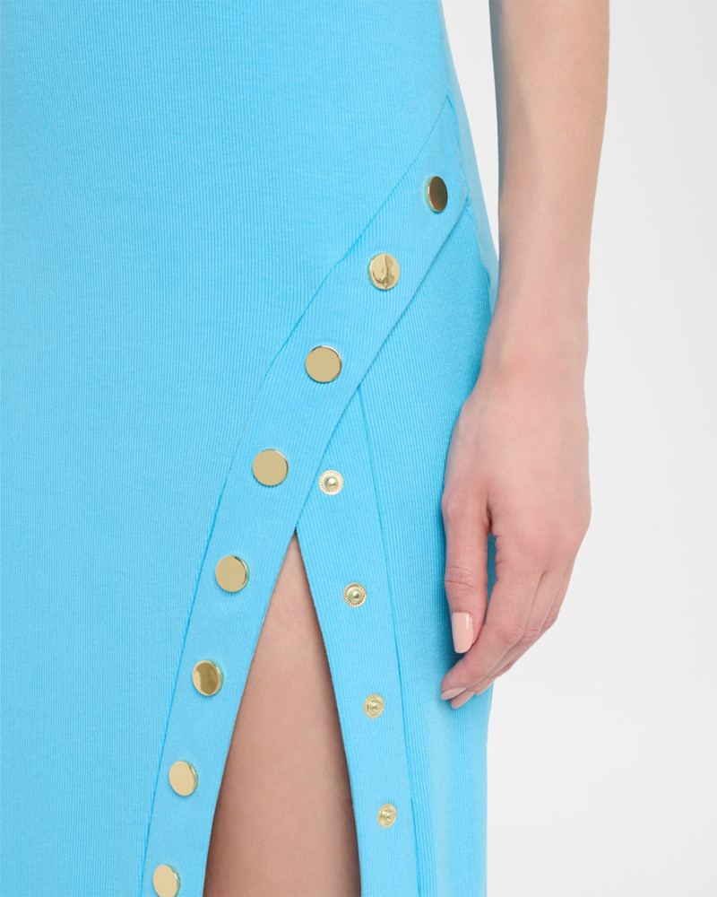 Veneta Knit Snap Midi Dress 5