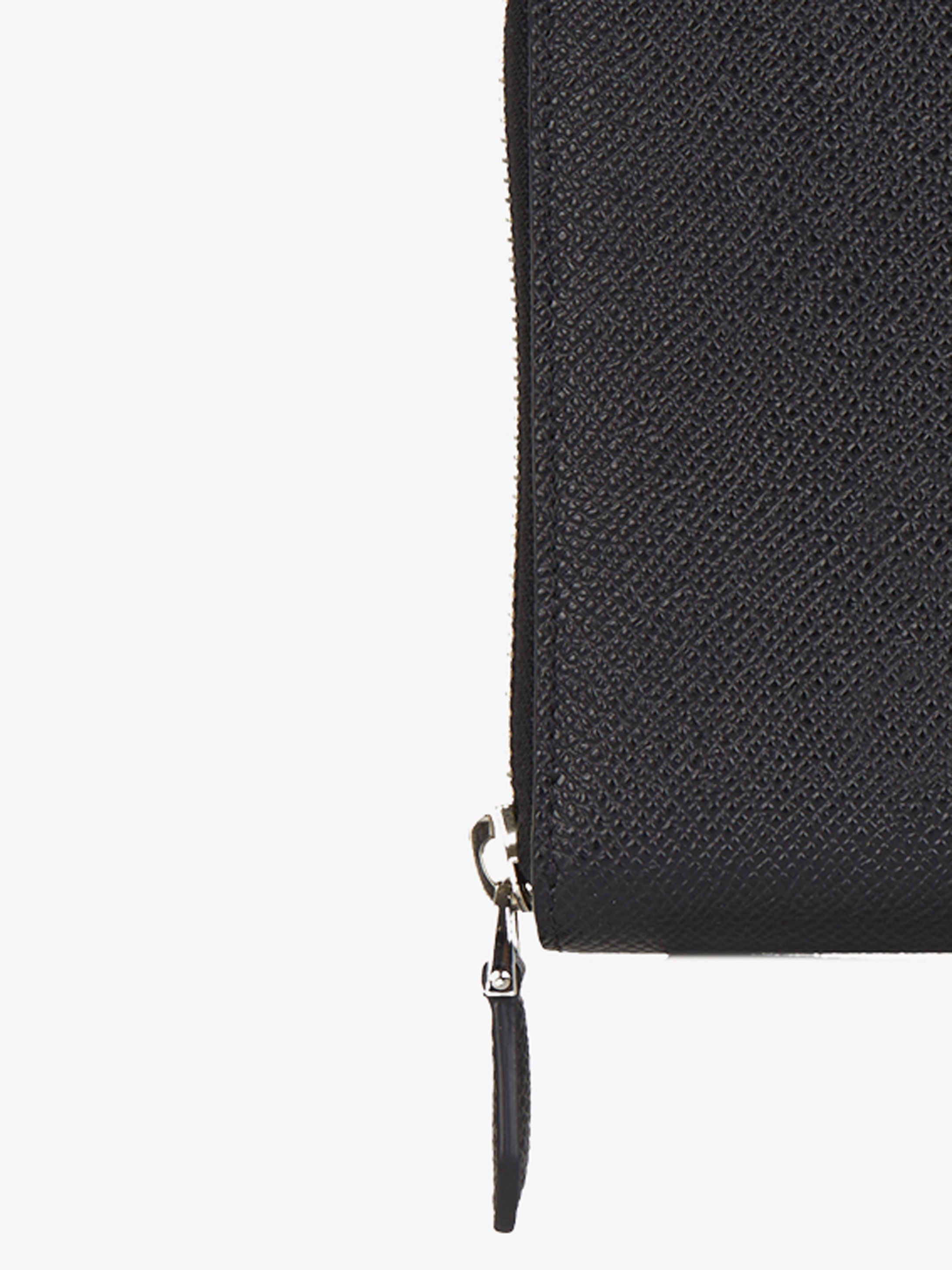 Long zipped wallet in grained leather - 4