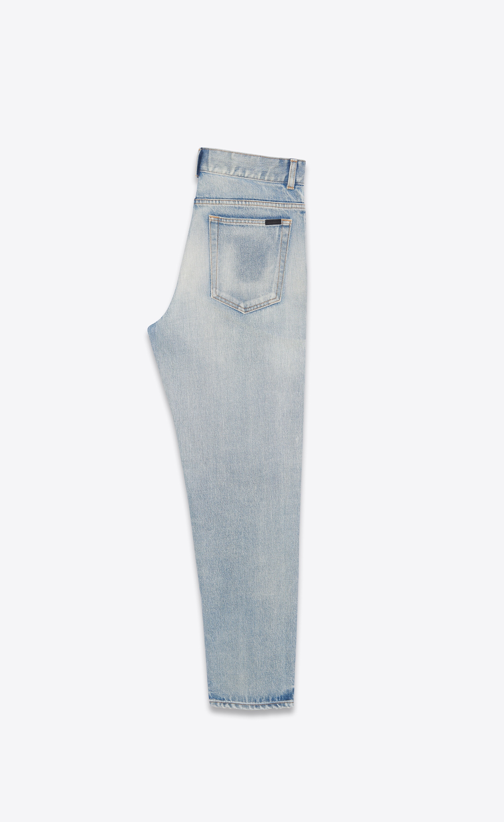 carrot-fit jeans in light fall blue denim - 2