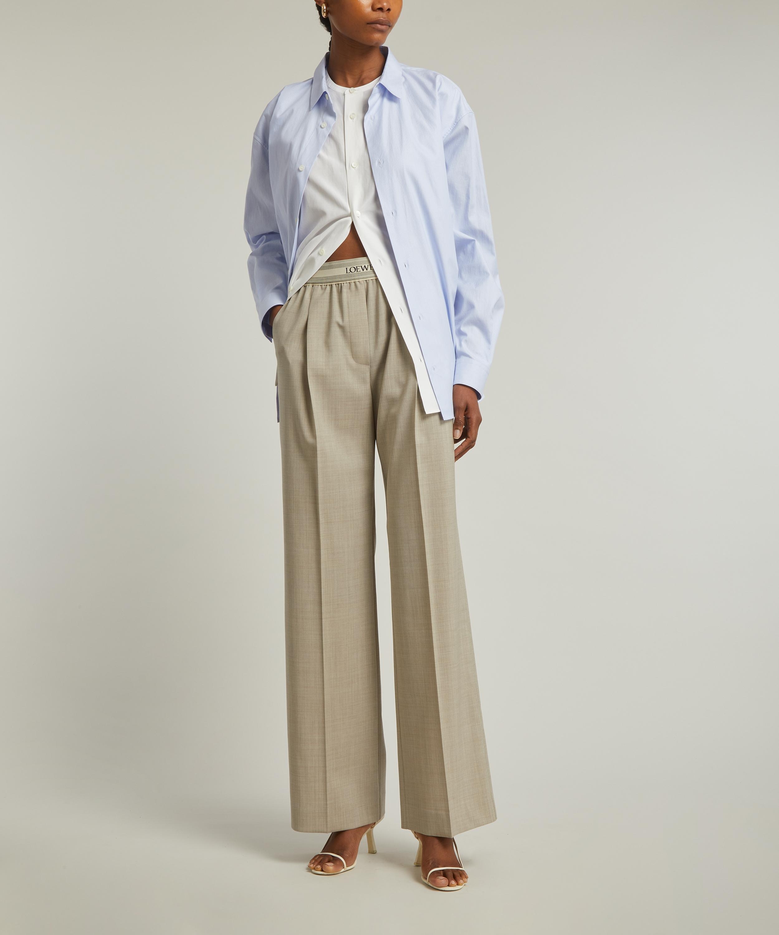 Melange Wool Trousers - 2