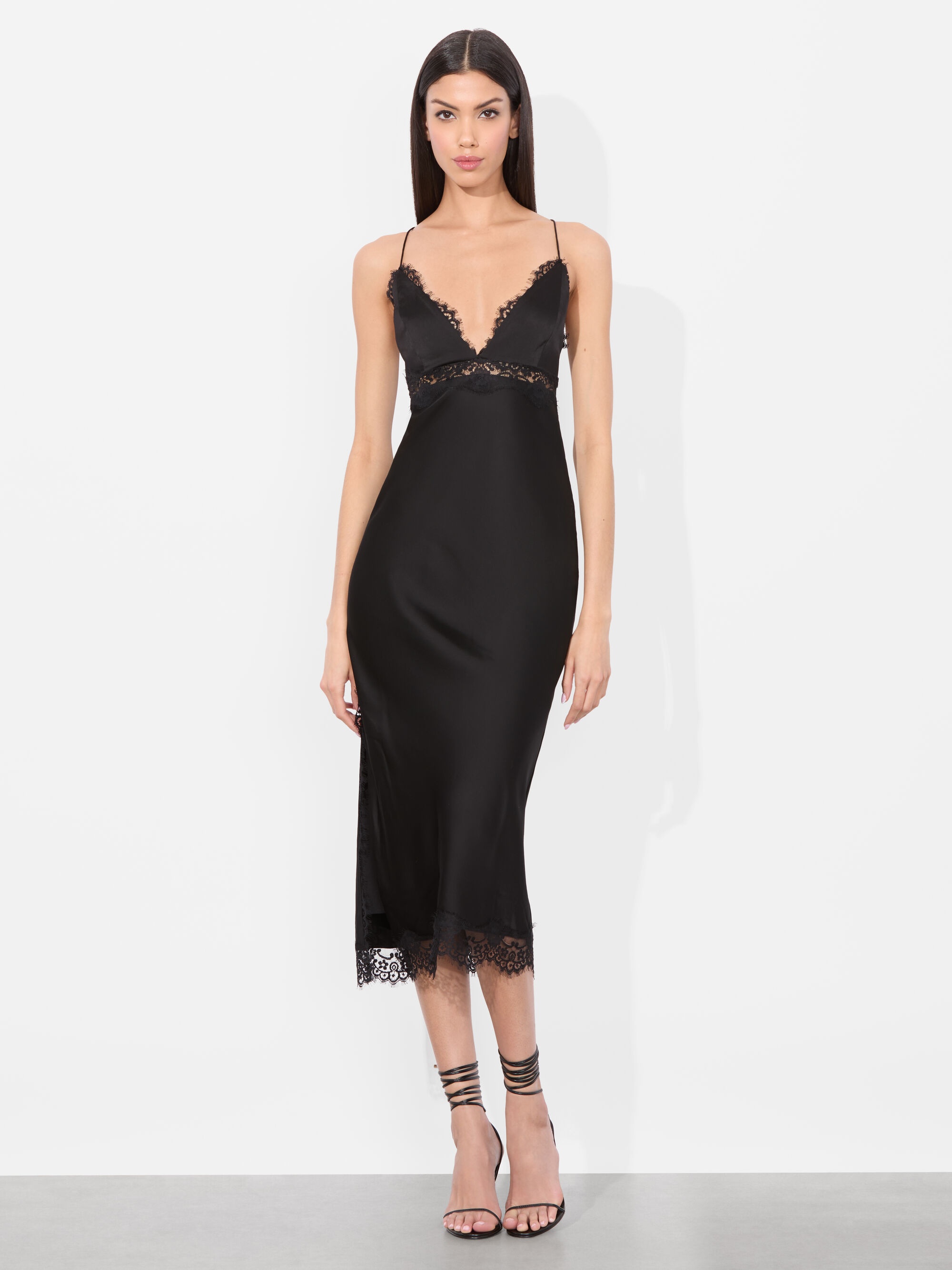 ZAIRA LACE SLIP MIDI DRESS - 6