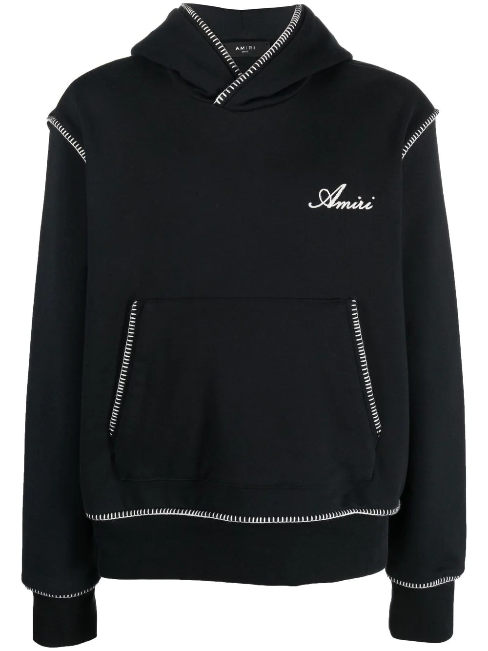 logo-print hoodie - 1