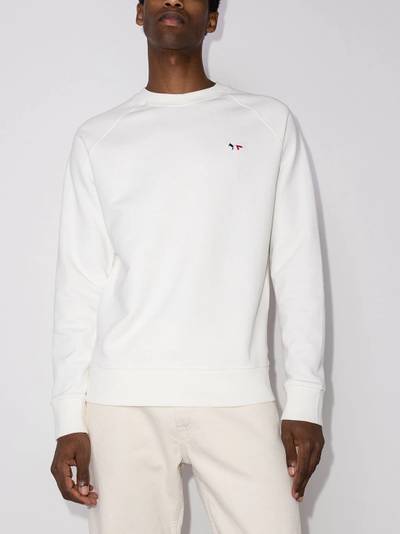 Maison Kitsuné Flag Fox cotton sweatshirt outlook