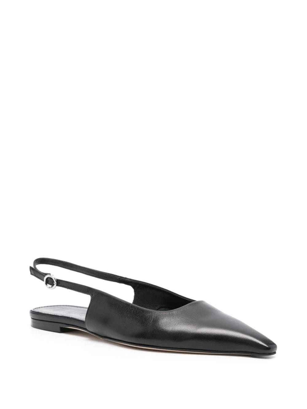 Fedora leather ballerina shoes - 2