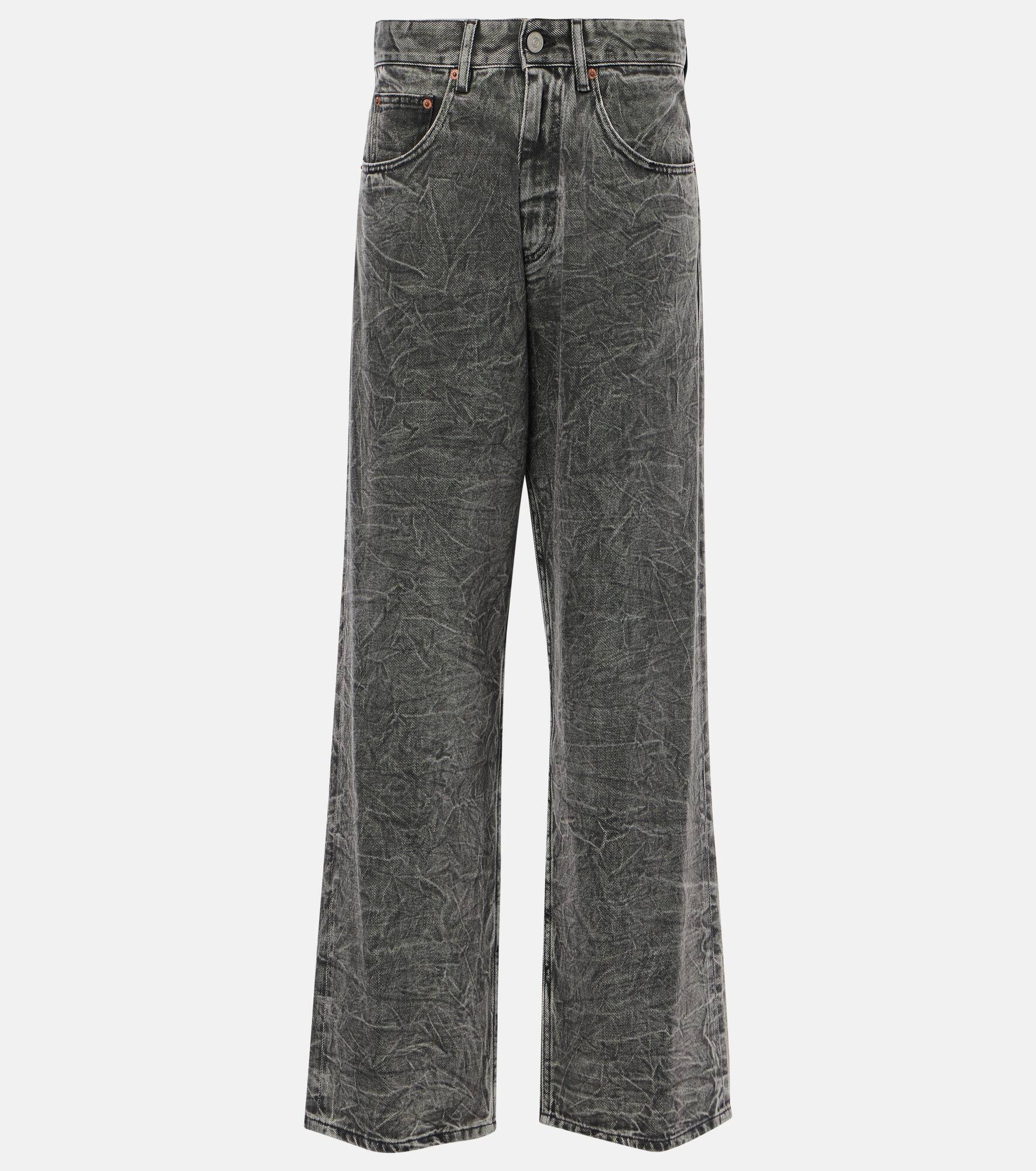 High-rise wide-leg jeans - 1