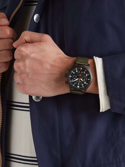 IWC Schaffhausen Pilot's TOP GUN SFTI Automatic Chronograph 44.5mm Ceramic and Textile Watch, Ref. No. IW389104 outlook