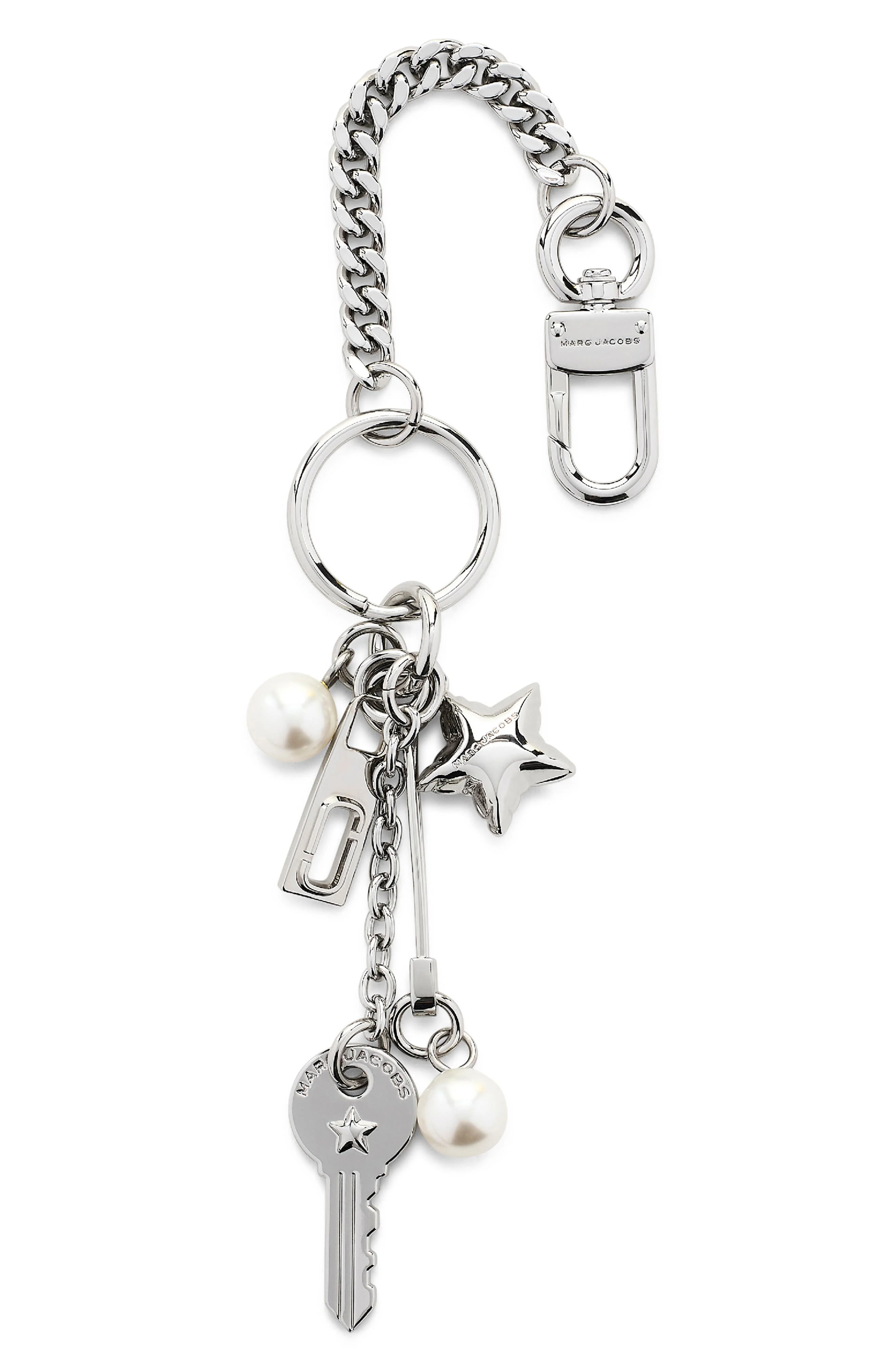 Marc Jacobs The Grommet Bag Charm in Nickel at Nordstrom - 1
