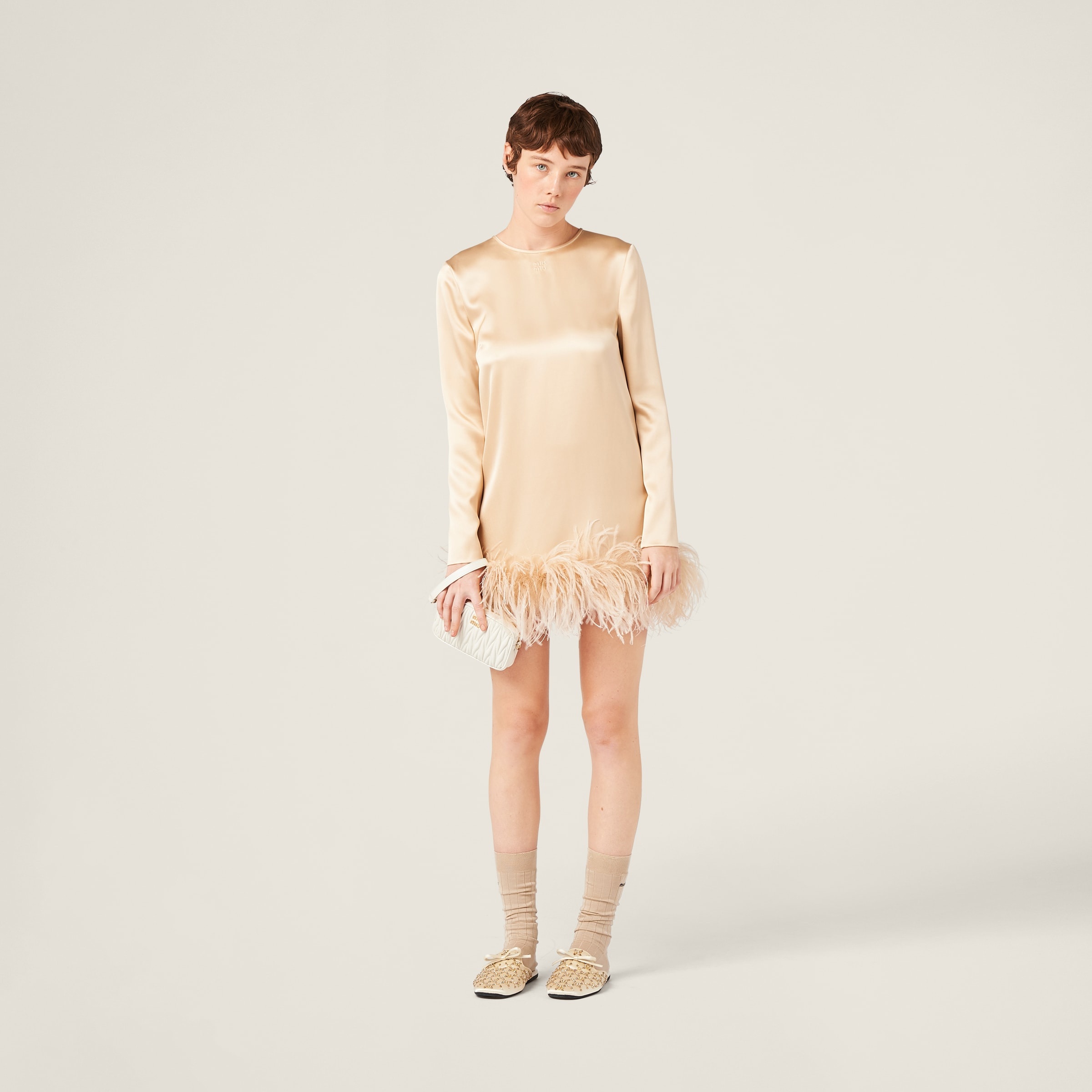 Satin mini-dress - 2