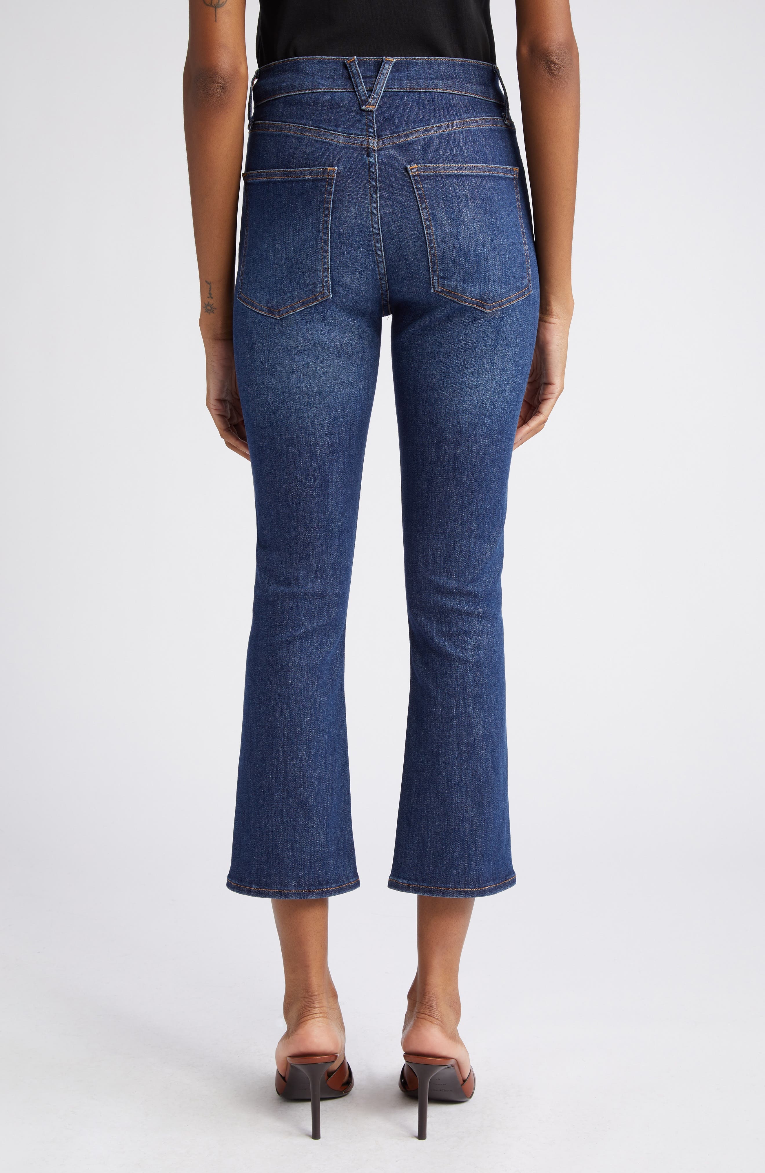 Carly High Waist Kick Flare Jeans - 3