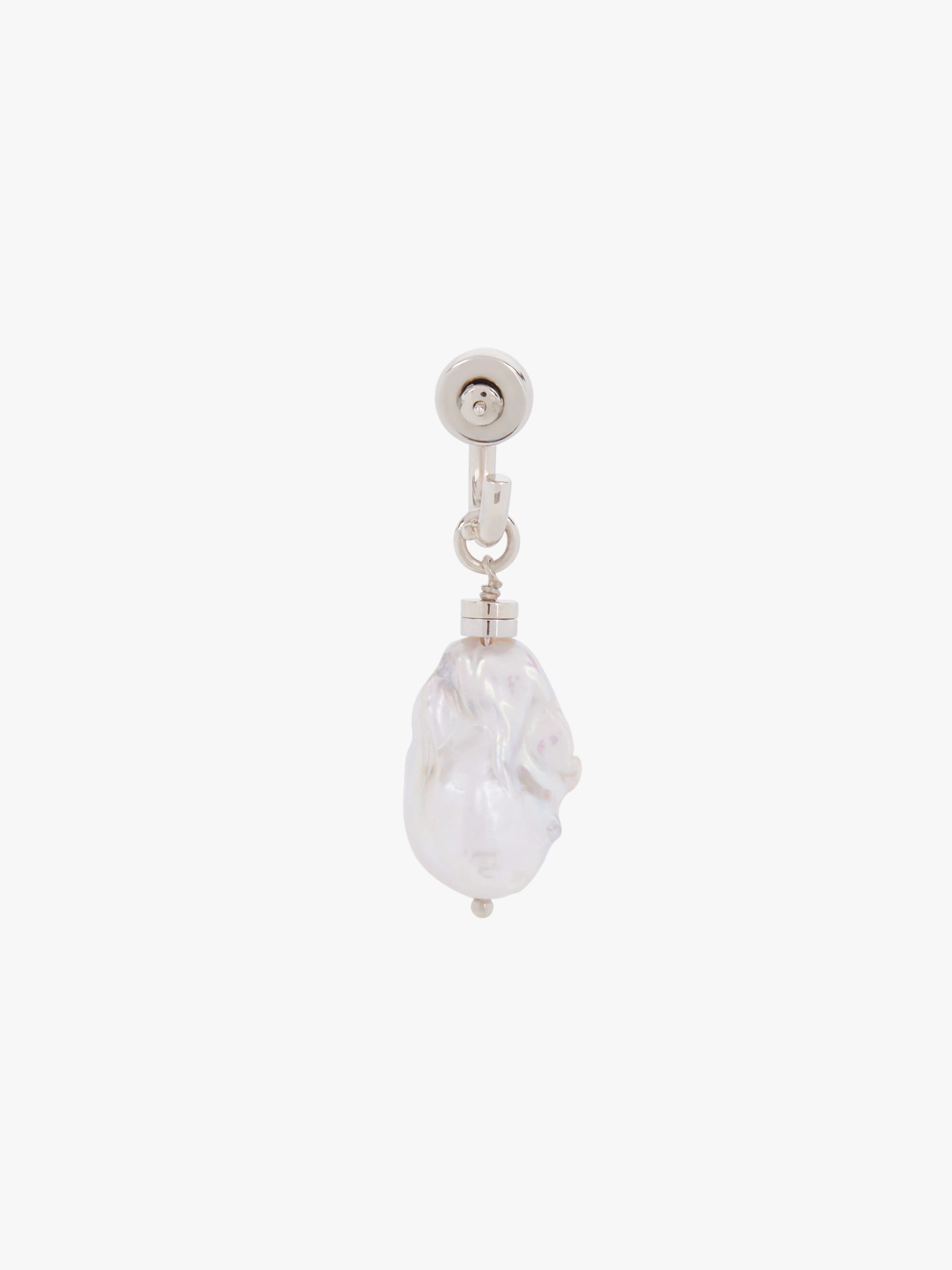 EARRING IN METAL WITH 4G PEARLS - 2