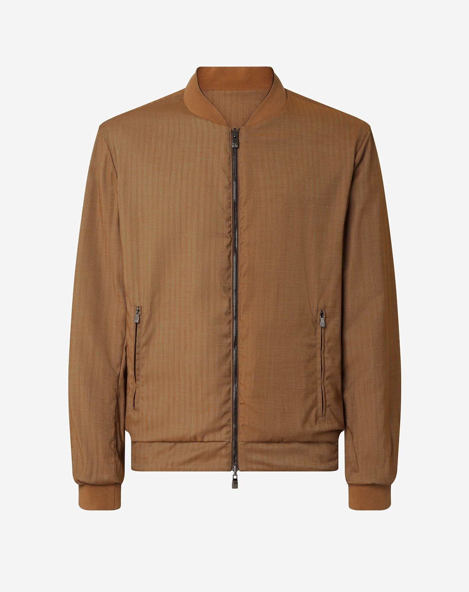 Reversible brown nappa leather jacket - 6