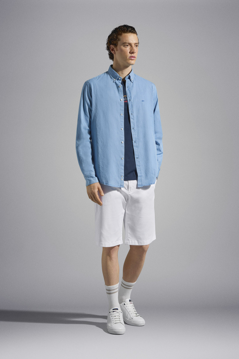 Paul & Shark COTTON T-SHIRT WITH GRAPHIC PRINT outlook