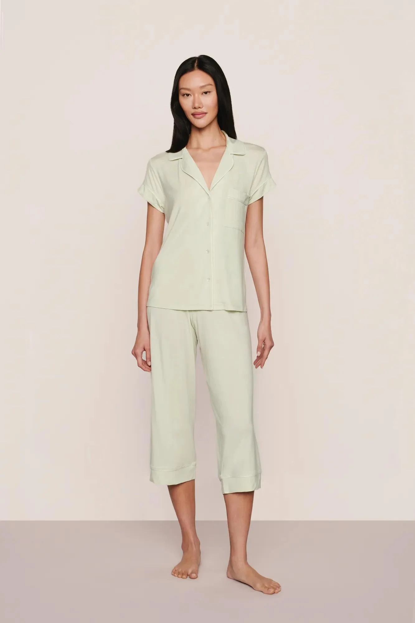 Gisele TENCEL™ Modal Short Sleeve Cropped PJ Set - 1