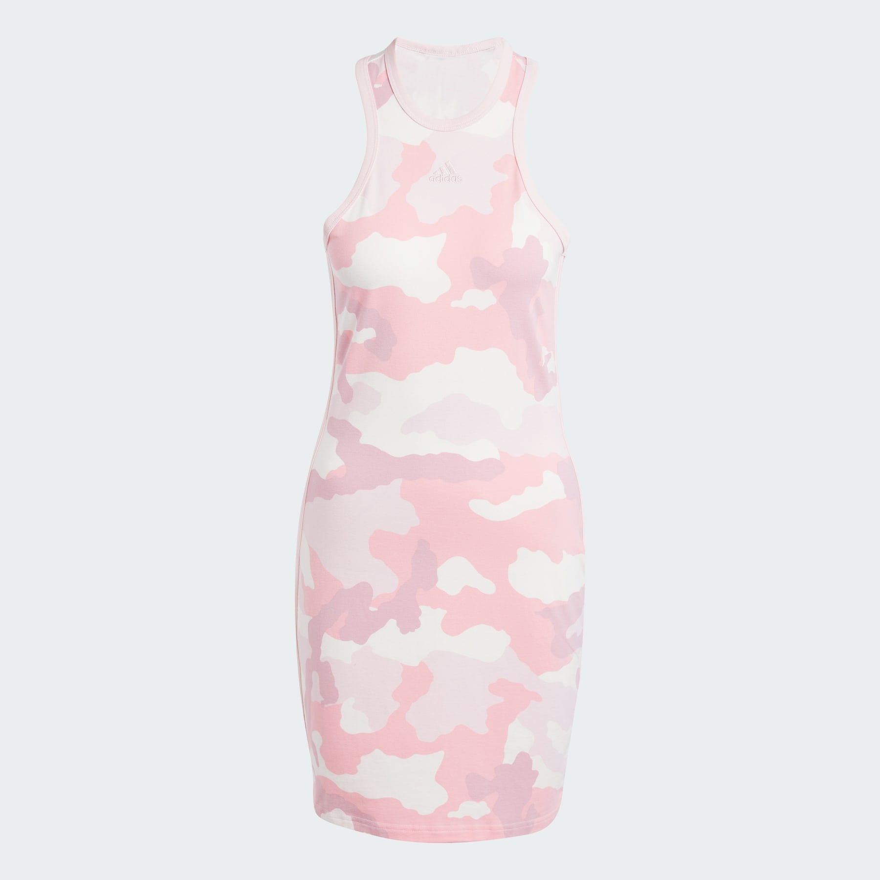 Essentials 3-Stripes Camo Print Racer Back Tank Dress - 1