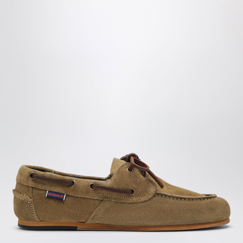 Owen Brown Taupe Suede Loafers 1