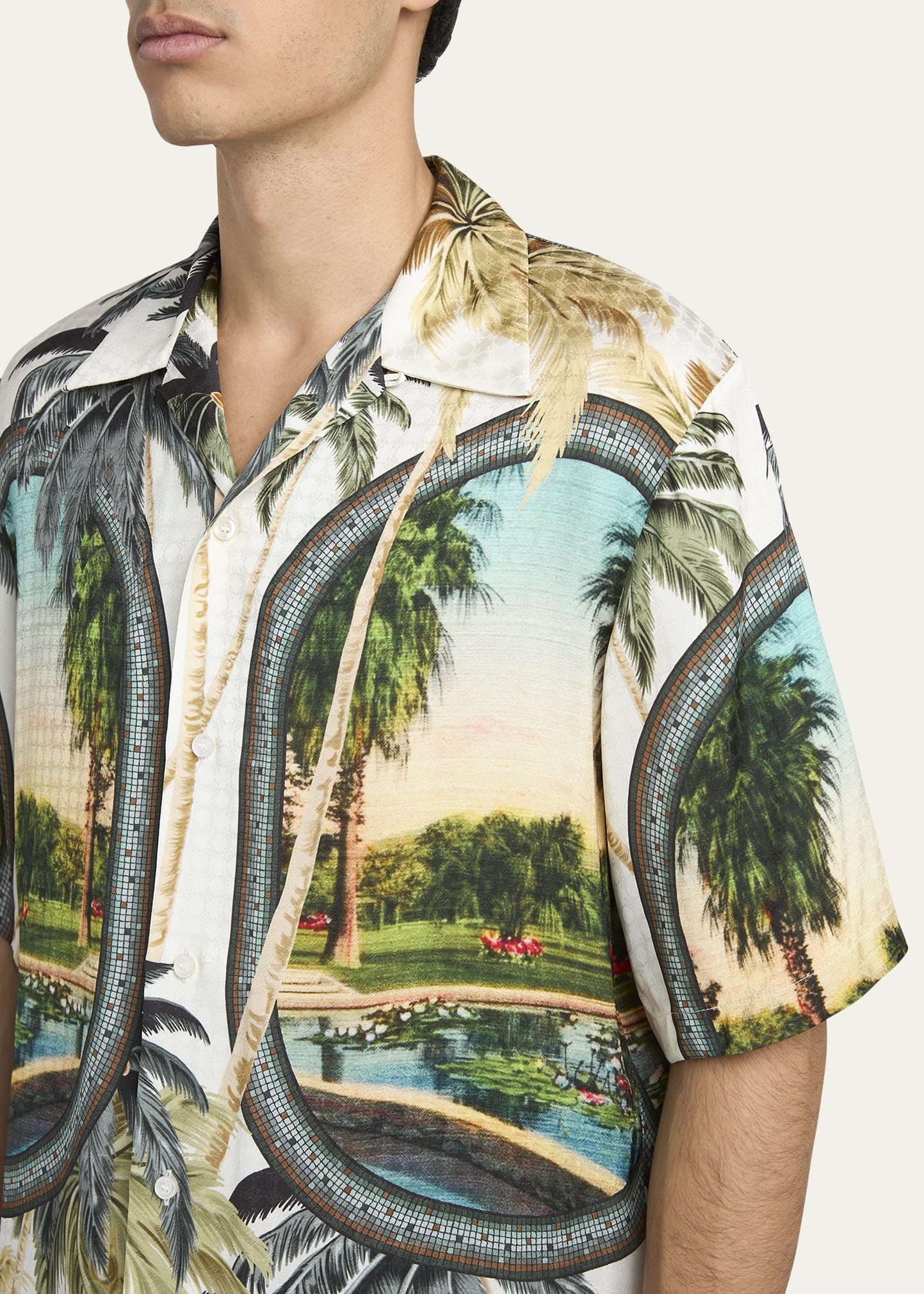 Men's Paradise Short-Sleeve Bowling Shirt - 5