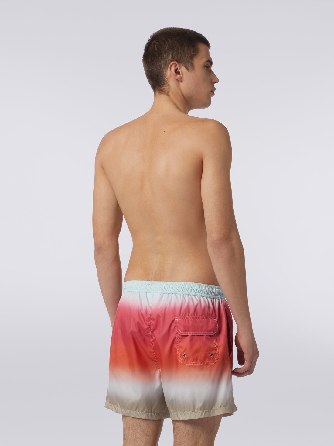 Dégradé print swimming trunks - 4