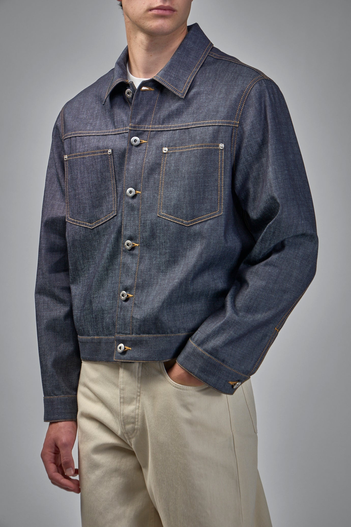 Indigo Denim Jacket - 4