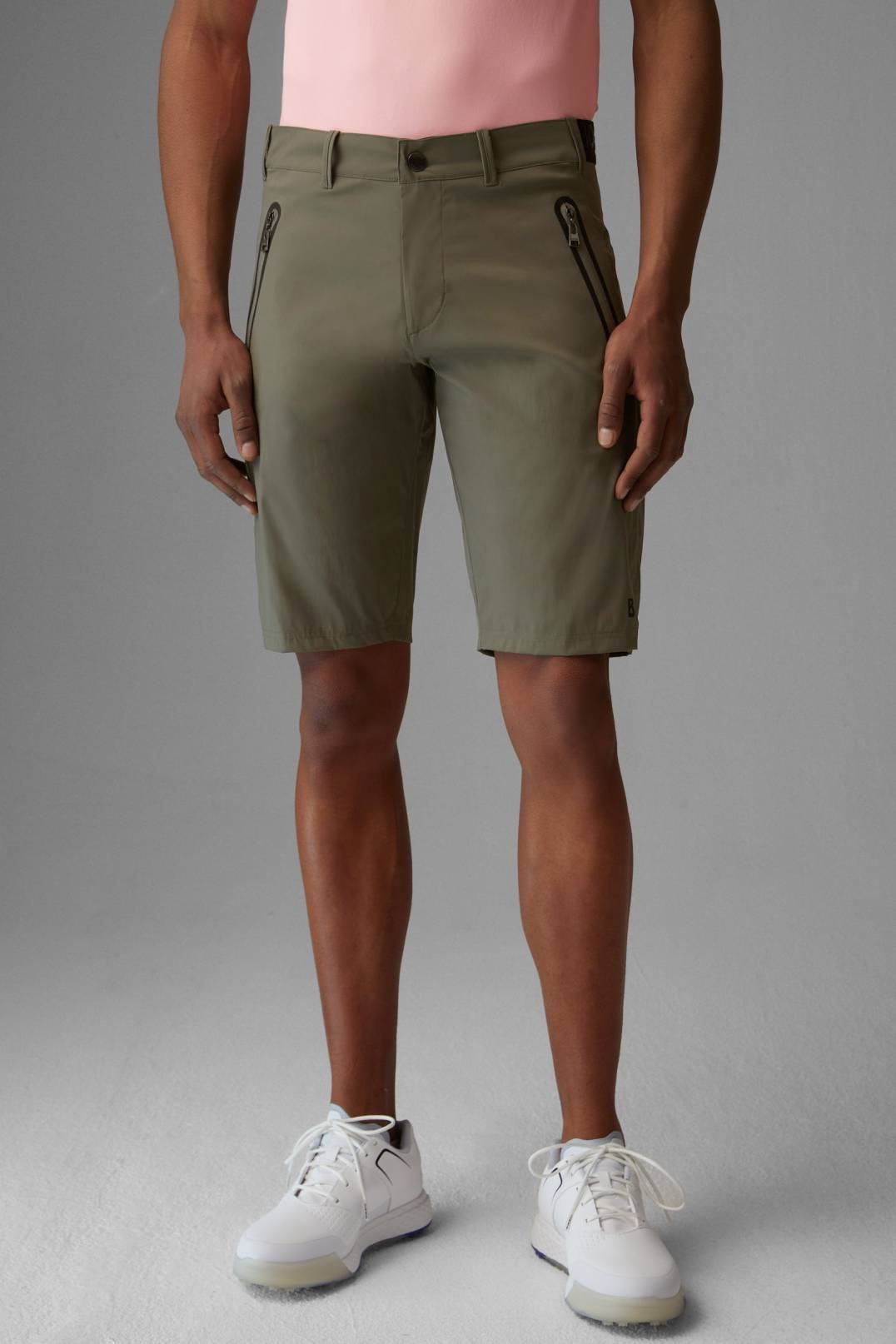 COLVIN FUNCTIONAL SHORTS IN OLIVE GREEN - 2