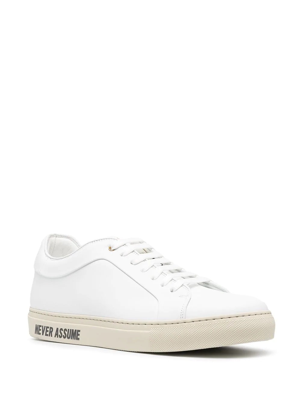 logo print lace-up trainers - 2