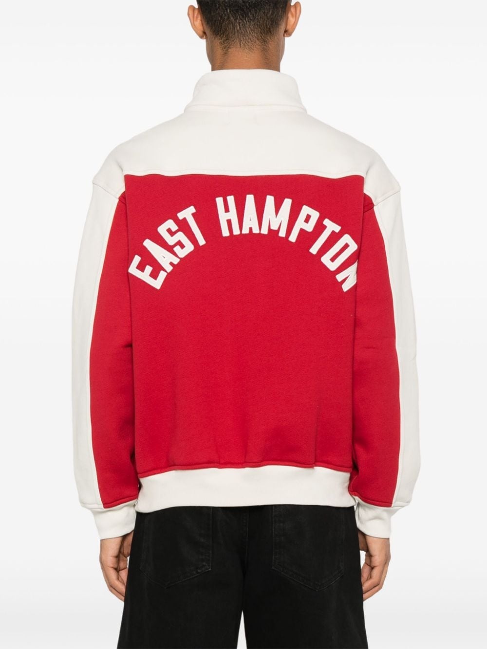 Contrast Varsity cotton sweatshirt - 4