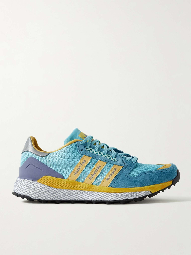 + Human Made Questar Suede and Mesh Sneakers - 1