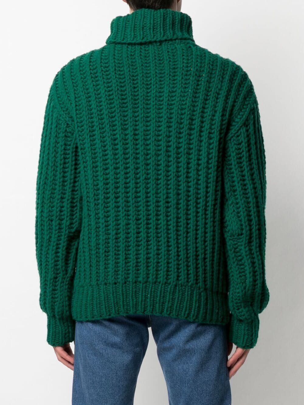 ribbed turtleneck jumper - 5